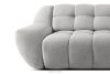 BALU Dreisitzer-Sofa mit Schlaffunktion auf italienischem Gestell im Japandi-Stil, hellgrau hellgrau - Foto 9