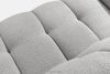 BALU Dreisitzer-Sofa mit Schlaffunktion auf italienischem Gestell im Japandi-Stil, hellgrau hellgrau - Foto 11