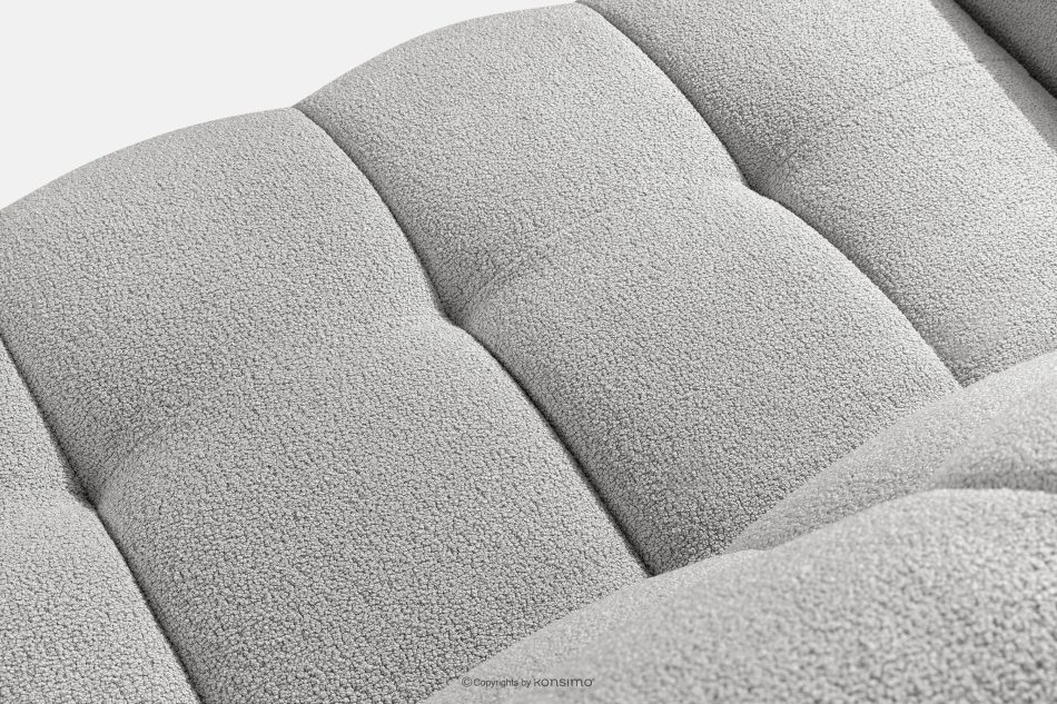 BALU Dreisitzer-Sofa mit Schlaffunktion auf italienischem Gestell im Japandi-Stil, hellgrau hellgrau - Foto 10