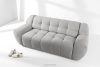 BALU Dreisitzer-Sofa mit Schlaffunktion auf italienischem Gestell im Japandi-Stil, hellgrau hellgrau - Foto 2