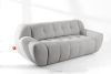 BALU Dreisitzer-Sofa mit Schlaffunktion auf italienischem Gestell im Japandi-Stil, hellgrau hellgrau - Foto 18