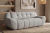 BALU Dreisitzer-Sofa mit Schlaffunktion auf italienischem Gestell im Japandi-Stil, hellgrau hellgrau - Foto 19
