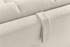 BALU Dreisitzer-Sofa mit Schlaffunktion auf italienischem Gestell im Japandi-Stil, weiß weiß - Foto 12