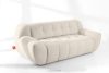 BALU Dreisitzer-Sofa mit Schlaffunktion auf italienischem Gestell im Japandi-Stil, weiß weiß - Foto 18