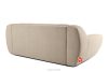 BALU Dreisitzer-Sofa mit Schlaffunktion auf italienischem Gestell im Japandi-Stil, beige beige - Foto 4