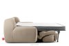 BALU Dreisitzer-Sofa mit Schlaffunktion auf italienischem Gestell im Japandi-Stil, beige beige - Foto 7