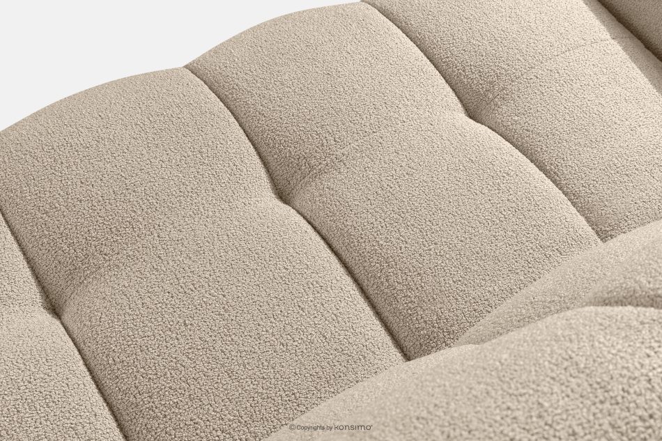 BALU Dreisitzer-Sofa mit Schlaffunktion auf italienischem Gestell im Japandi-Stil, beige beige - Foto 10