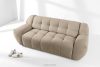 BALU Dreisitzer-Sofa mit Schlaffunktion auf italienischem Gestell im Japandi-Stil, beige beige - Foto 2
