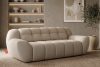 BALU Dreisitzer-Sofa mit Schlaffunktion auf italienischem Gestell im Japandi-Stil, beige beige - Foto 19