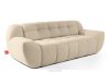 BALU Dreisitzer-Sofa mit Schlaffunktion auf italienischem Gestell im Japandi-Stil, hellbeige hellbeige - Foto 3