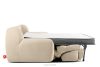 BALU Dreisitzer-Sofa mit Schlaffunktion auf italienischem Gestell im Japandi-Stil, hellbeige hellbeige - Foto 7