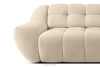 BALU Dreisitzer-Sofa mit Schlaffunktion auf italienischem Gestell im Japandi-Stil, hellbeige hellbeige - Foto 9