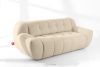 BALU Dreisitzer-Sofa mit Schlaffunktion auf italienischem Gestell im Japandi-Stil, hellbeige hellbeige - Foto 18