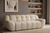 BALU Dreisitzer-Sofa mit Schlaffunktion auf italienischem Gestell im Japandi-Stil, hellbeige hellbeige - Foto 19