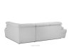 RATLO Ausklappbares Ecksofa mit Bettzeugcontainer grau rechts Bouclé grau - Foto 8