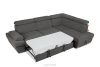 RATLO Ecksofa rechts mit Schlaffunktion und Bettzeugcontainer in graphitfarben graphit - Foto 6