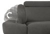 RATLO Ecksofa rechts mit Schlaffunktion und Bettzeugcontainer in graphitfarben graphit - Foto 9