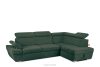 RATLO Ecksofa rechts mit Schlaffunktion und Bettzeugcontainer in grün/beige marine/beige - Foto 3