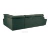 RATLO Ecksofa rechts mit Schlaffunktion und Bettzeugcontainer in grün/beige marine/beige - Foto 5
