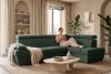 RATLO Ecksofa rechts mit Schlaffunktion und Bettzeugcontainer in grün/beige marine/beige - Foto 16