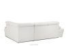 RATLO Ausklappbares Ecksofa mit Bettzeugcontainer creme rechts Bouclé creme - Foto 8