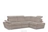 RATLO Ausklappbares Ecksofa mit Bettzeugcontainer beige rechts beige - Foto 3