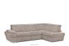 RATLO Ausklappbares Ecksofa mit Bettzeugcontainer beige rechts beige - Foto 4