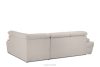 RATLO Ausklappbares Ecksofa mit Bettzeugcontainer hellbeige rechts Bouclé hellbeige - Foto 8