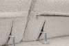 RATLO Ausklappbares Ecksofa mit Bettzeugcontainer hellbeige rechts Bouclé hellbeige - Foto 15