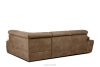RATLO Ecksofa rechts mit Schlaffunktion in Leder-Optik in cappuccinobraun cappuccino - Foto 4