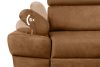 RATLO Ecksofa rechts mit Schlaffunktion in Leder-Optik rostbraun rost - Foto 7