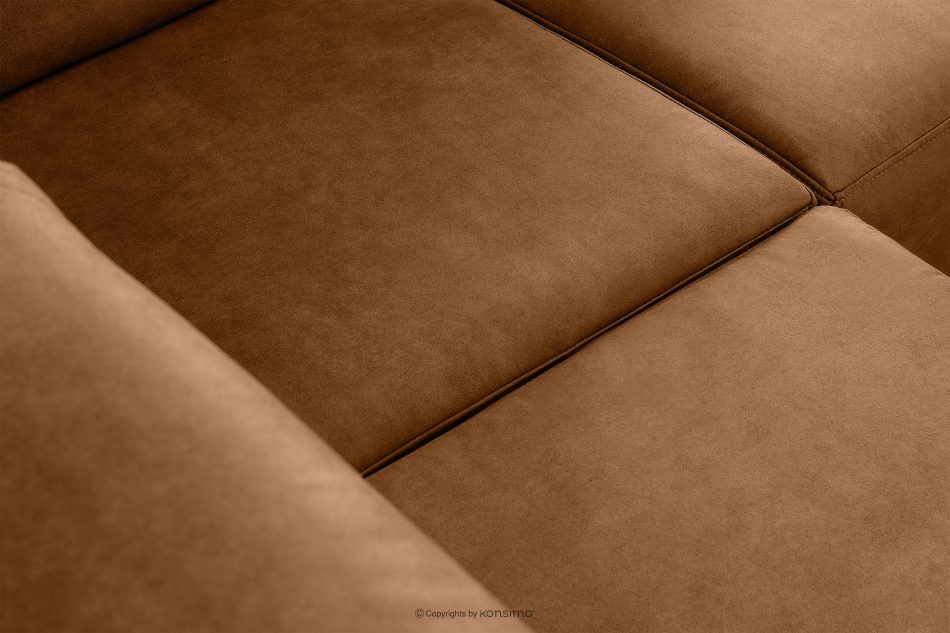 RATLO Ecksofa rechts mit Schlaffunktion in Leder-Optik rostbraun rost - Foto 11