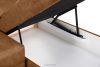 RATLO Ecksofa rechts mit Schlaffunktion in Leder-Optik rostbraun rost - Foto 15