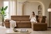 RATLO Ecksofa rechts mit Schlaffunktion in Leder-Optik rostbraun rost - Foto 17