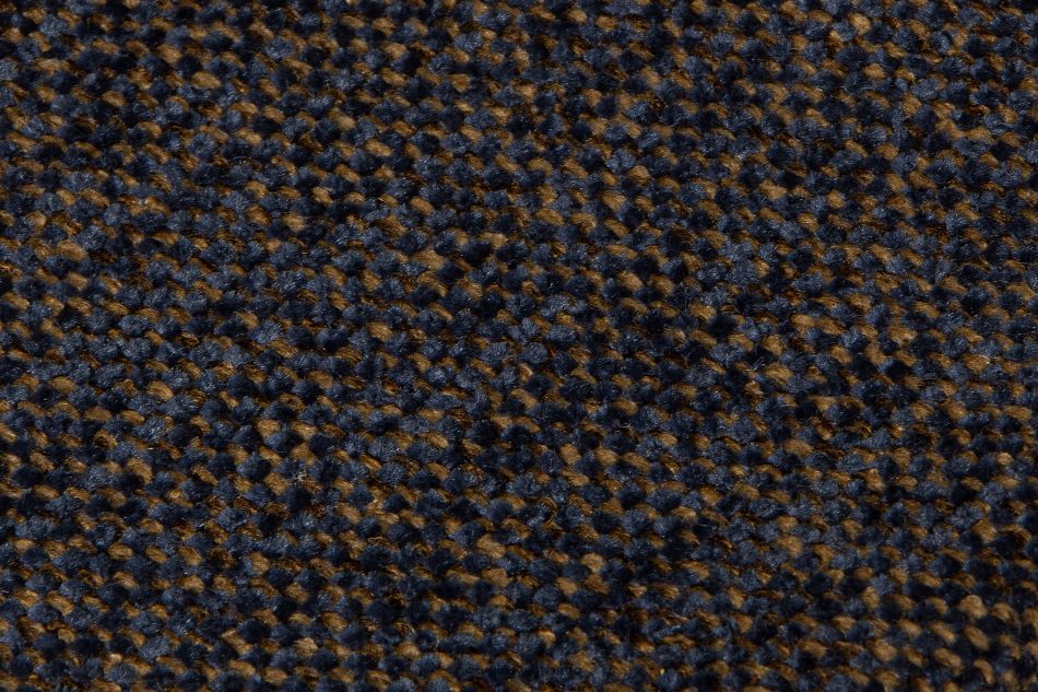 RATLO Ecksofa rechts mit Schlaffunktion und Bettzeugcontainer in marineblau/braun marineblau/braun - Foto 9