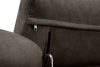 RATLO Ecksofa links mit Schlaffunktion in Leder-Optik in anthrazitfarben anthrazit - Foto 10