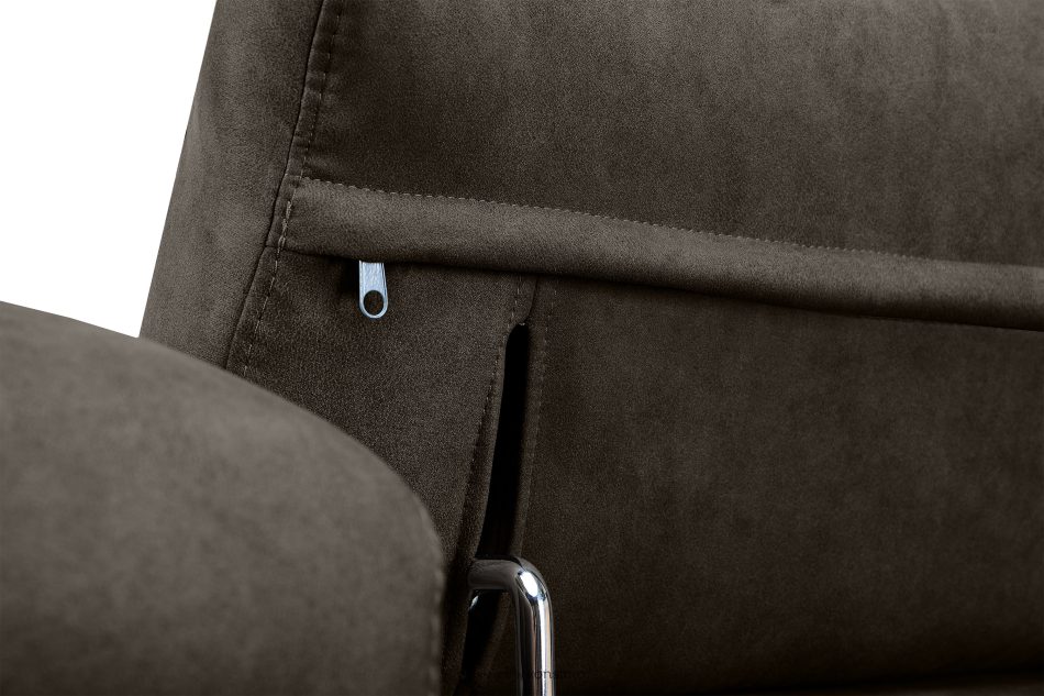 RATLO Ecksofa links mit Schlaffunktion in Leder-Optik in anthrazitfarben anthrazit - Foto 9