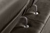 RATLO Ecksofa links mit Schlaffunktion in Leder-Optik in anthrazitfarben anthrazit - Foto 11