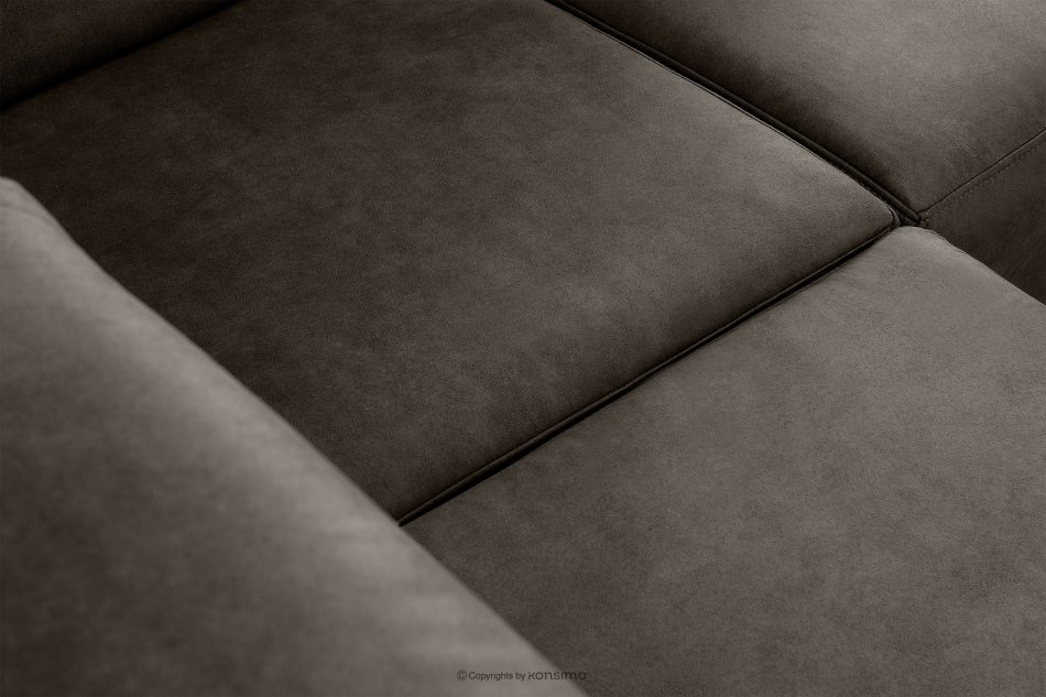 RATLO Ecksofa links mit Schlaffunktion in Leder-Optik in anthrazitfarben anthrazit - Foto 11