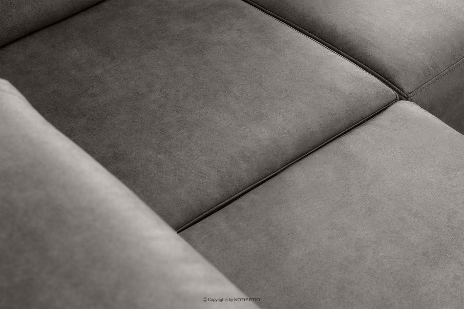 RATLO Ecksofa links mit Schlaffunktion in Leder-Optik in stahlgrau Stahl - Foto 11