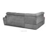 RATLO Ausklappbares Ecksofa mit Bettzeugcontainer grau links dunkelgrau - Foto 7