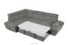 RATLO Ecksofa links mit Schlaffunktion und Bettzeugcontainer in grau aschfahl - Foto 6