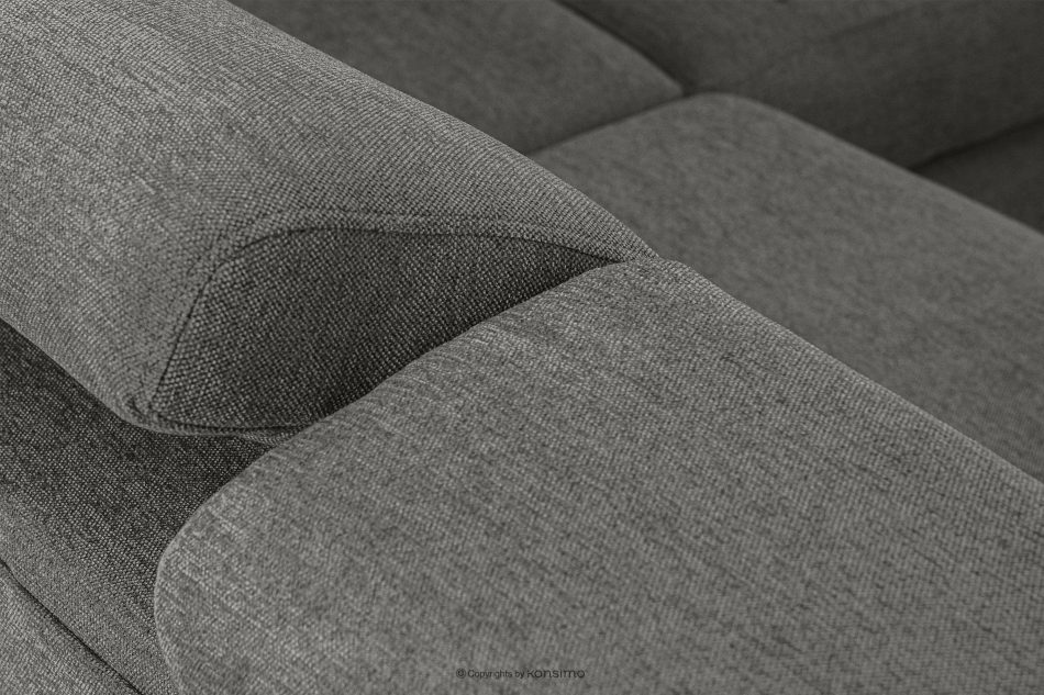 RATLO Ecksofa links mit Schlaffunktion und Bettzeugcontainer in grau aschfahl - Foto 6
