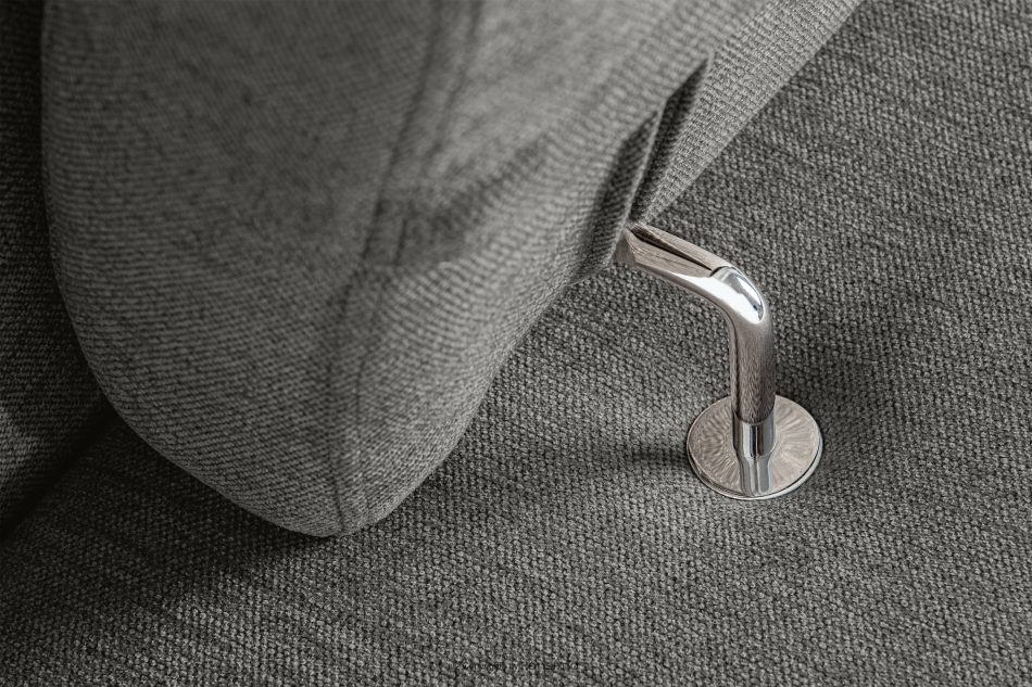 RATLO Ecksofa links mit Schlaffunktion und Bettzeugcontainer in grau aschfahl - Foto 7