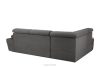 RATLO Ecksofa links mit Schlaffunktion und Bettzeugcontainer in graphitfarben graphit - Foto 5