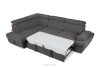 RATLO Ecksofa links mit Schlaffunktion und Bettzeugcontainer in graphitfarben graphit - Foto 6