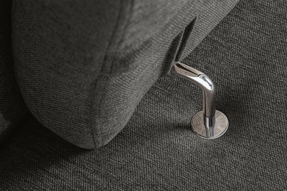RATLO Ecksofa links mit Schlaffunktion und Bettzeugcontainer in graphitfarben graphit - Foto 7