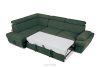 RATLO Ecksofa links mit Schlaffunktion und Bettzeugcontainer in marineblau/beige marineblau/beige - Foto 6