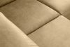 RATLO Ecksofa links mit Schlaffunktion in Leder-Optik in sandgelb sandfarben - Foto 12