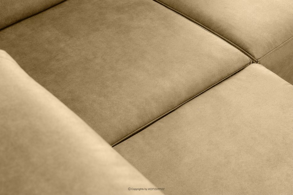 RATLO Ecksofa links mit Schlaffunktion in Leder-Optik in sandgelb sandfarben - Foto 11